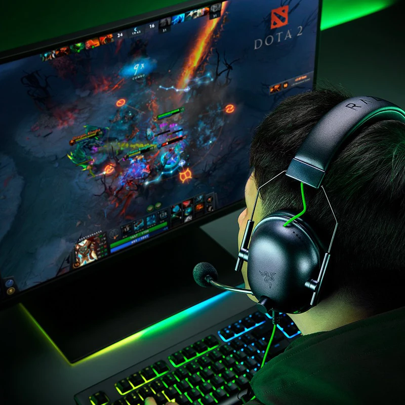 هدست سیم دار گیمینگ ریزر مدل RAZER BLACKSHARK V2 X مشکی | درنا پی سی هدست سیم دار گیمینگ ریزر مدل RAZER BLACKSHARK V2 X مشکی - تصویر 4