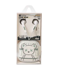 هندزفری سیم دار پرووان مدل PROONE PHF3918 فانتزی طوسی