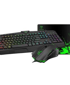 ست گیمینگ کیبورد و ماوس و پد ماوس تی دگر مدل T-DAGGER 3 in 1 COMBO T-TGS006