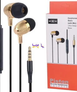 هندزفری سیم دار موکسوم مدل MOXOM Piston مشکی