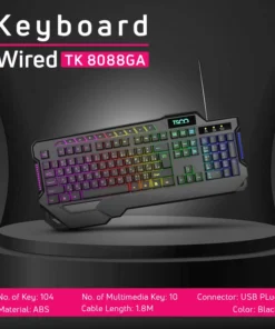کیبورد سیم دار گیمینگ تسکو مدل TSCO TK 8088GA