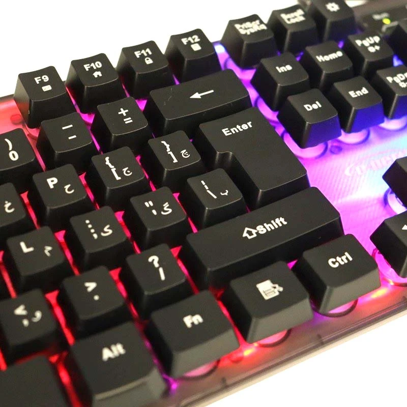 کیبورد سیم دار گیمینگ دی نت مدل D-NET DT-996 مشکی - تصویر 3